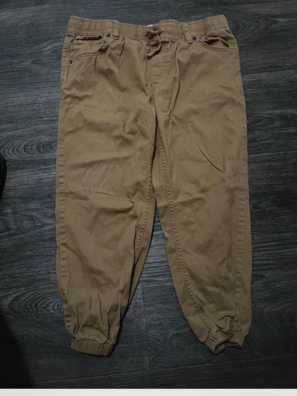 Levi's Husky Boys Tan Elastic Waist Jogger Pants